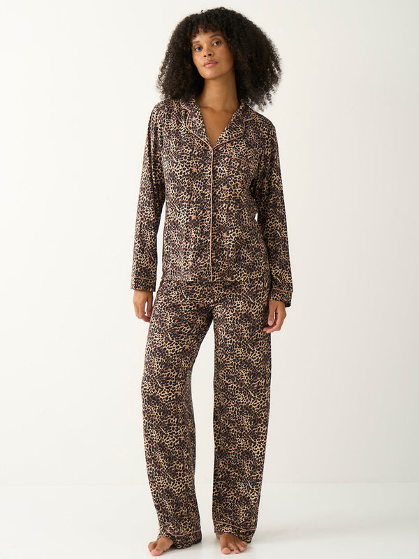 Long Pajama Set - True Leopard