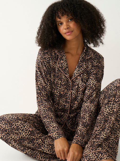 Long Pajama Set - True Leopard