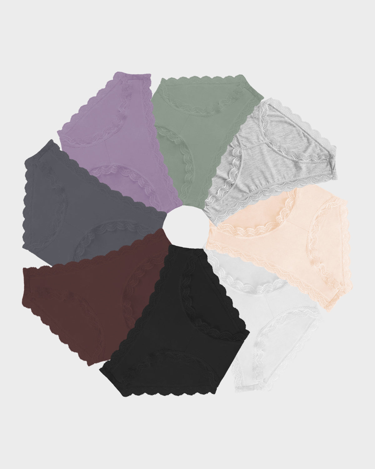The Original Brief Eight Pack - Neutral Basics Charming Garment Enterprises Co