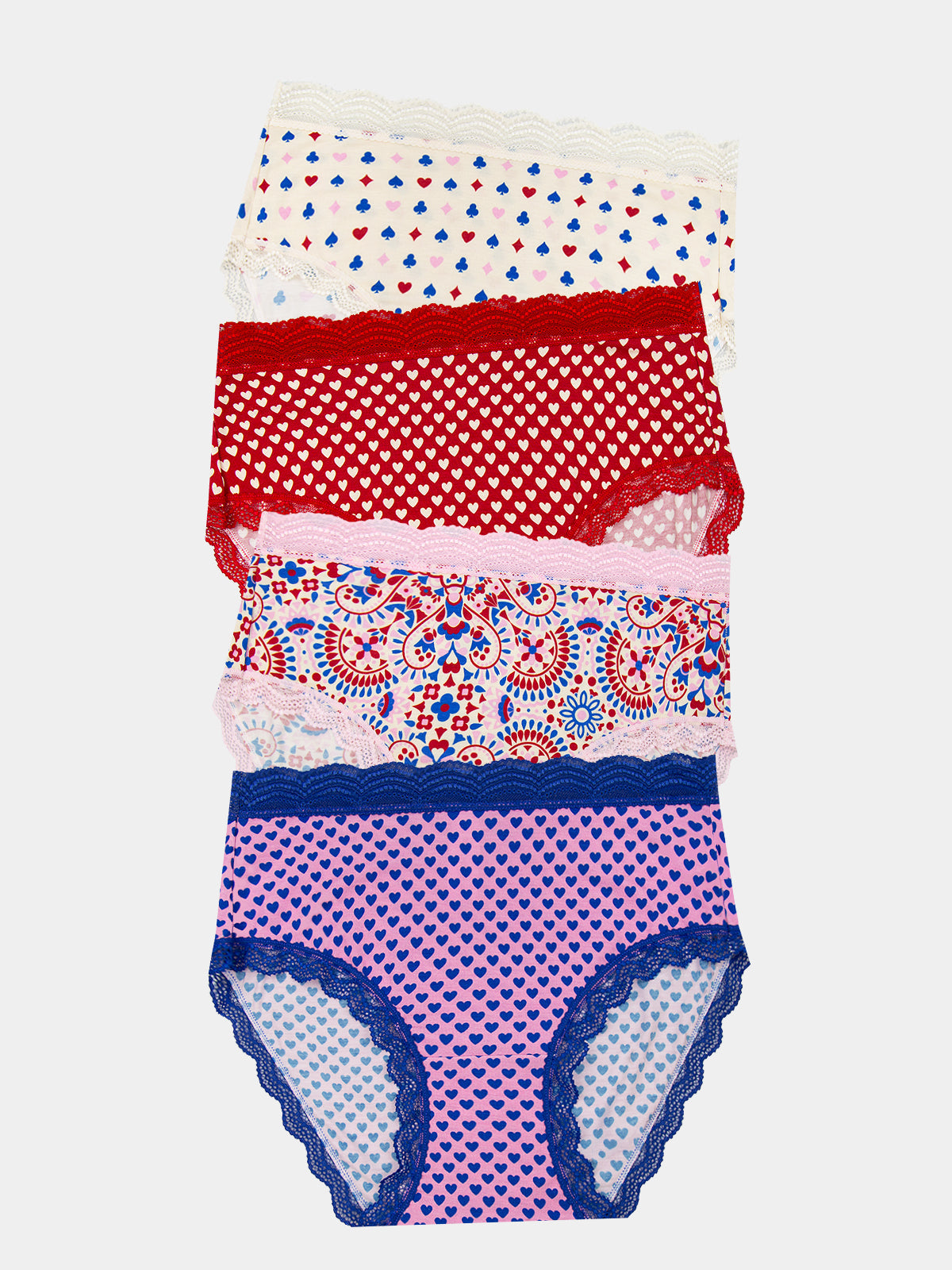 High Rise Brief Four Pack - Lady Luck Charming Garment Enterprises Co