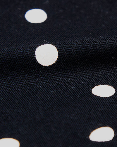 Short Pajama Set - Vintage Spot Stripe & Stare