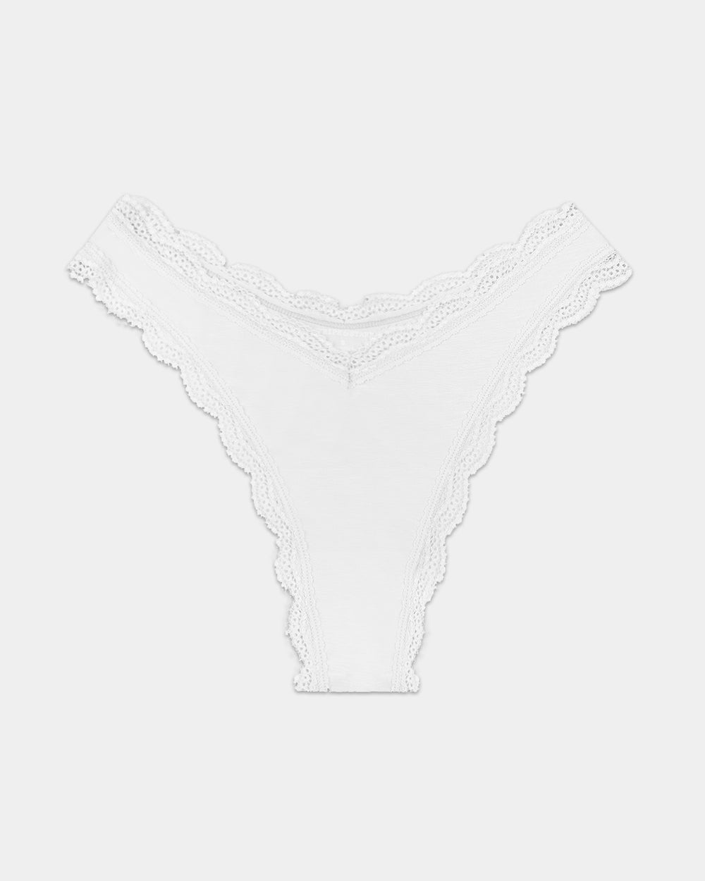 Dipped Thong - White Stripe & Stare