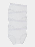 High Rise Brief Four Pack - White