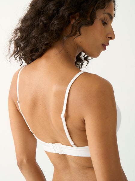 Smooth Sculpt Padded Bra - White
