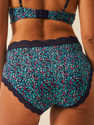 High Rise Brief - Winter Berry