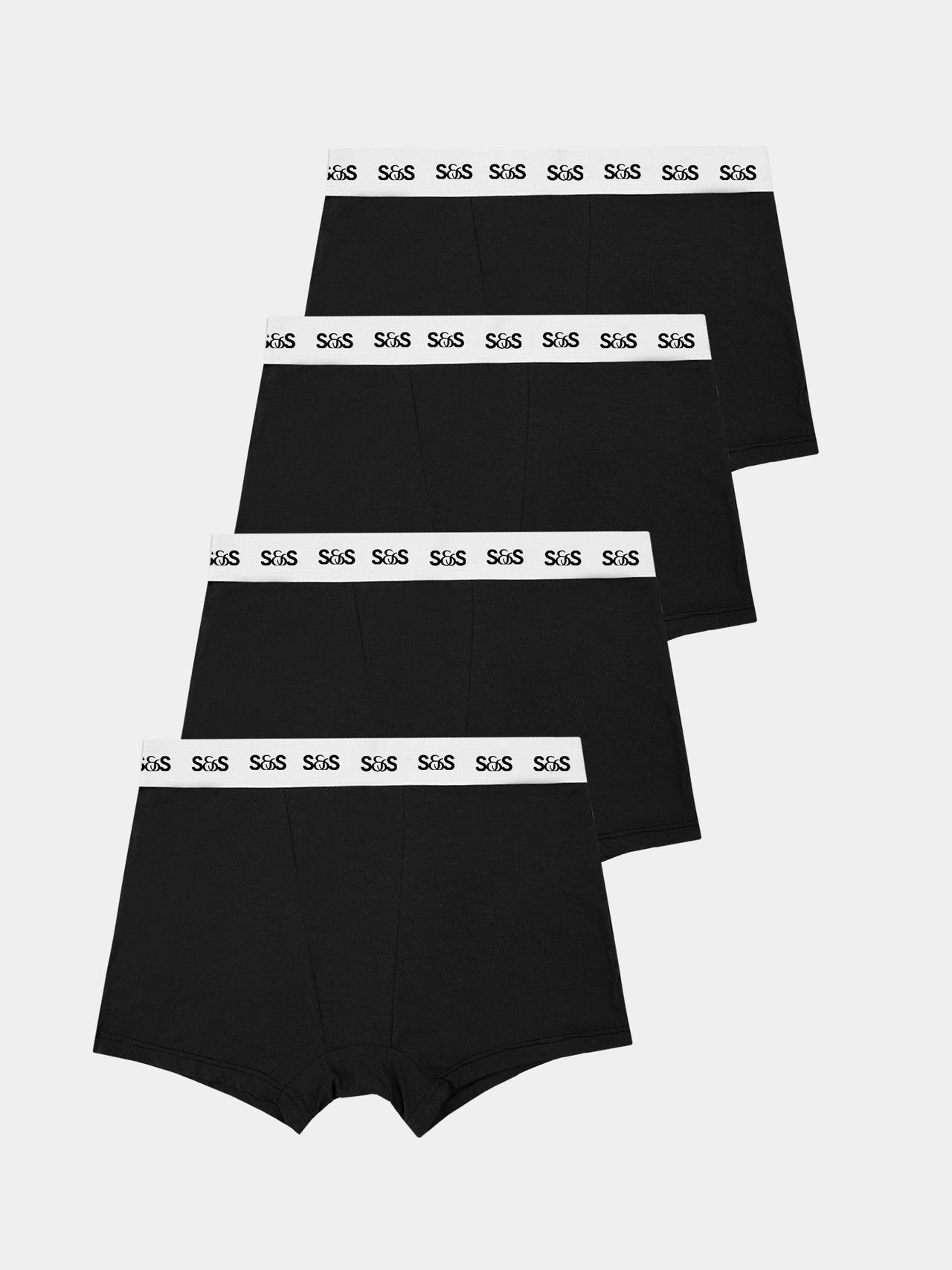 Women's Boxer Four Pack - Black