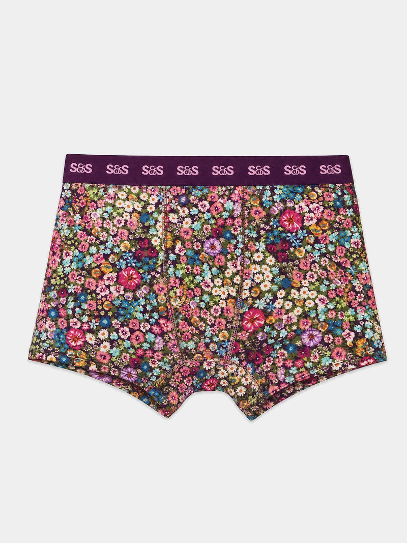 Women's Boxer - Pansy Pop