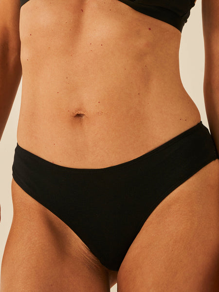 ZigZag Lace Brazilian Brief Four Pack - Black