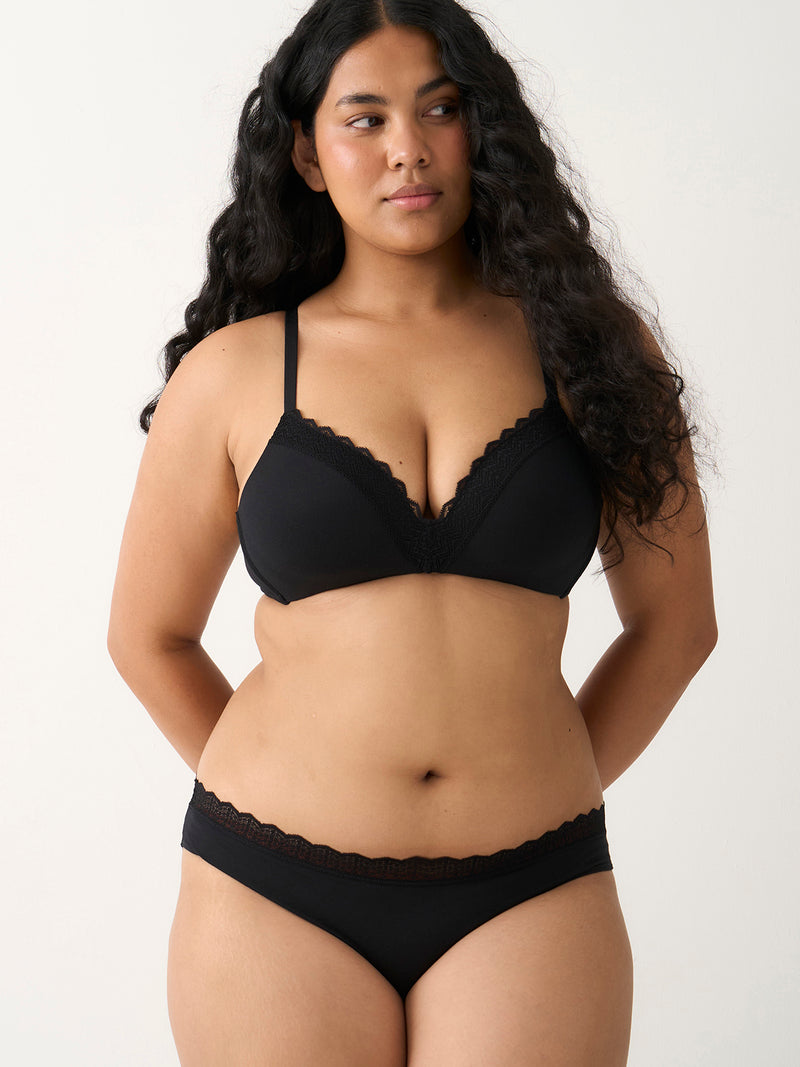 ZigZag Lace Original Brief - Black