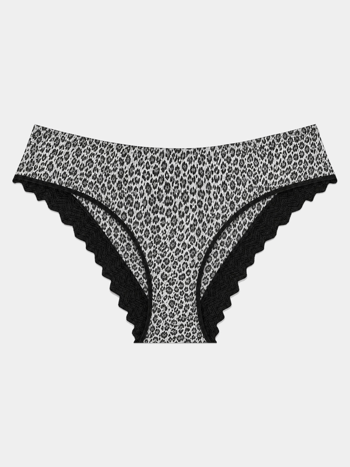 ZigZag Lace Brazilian Brief - Leopard