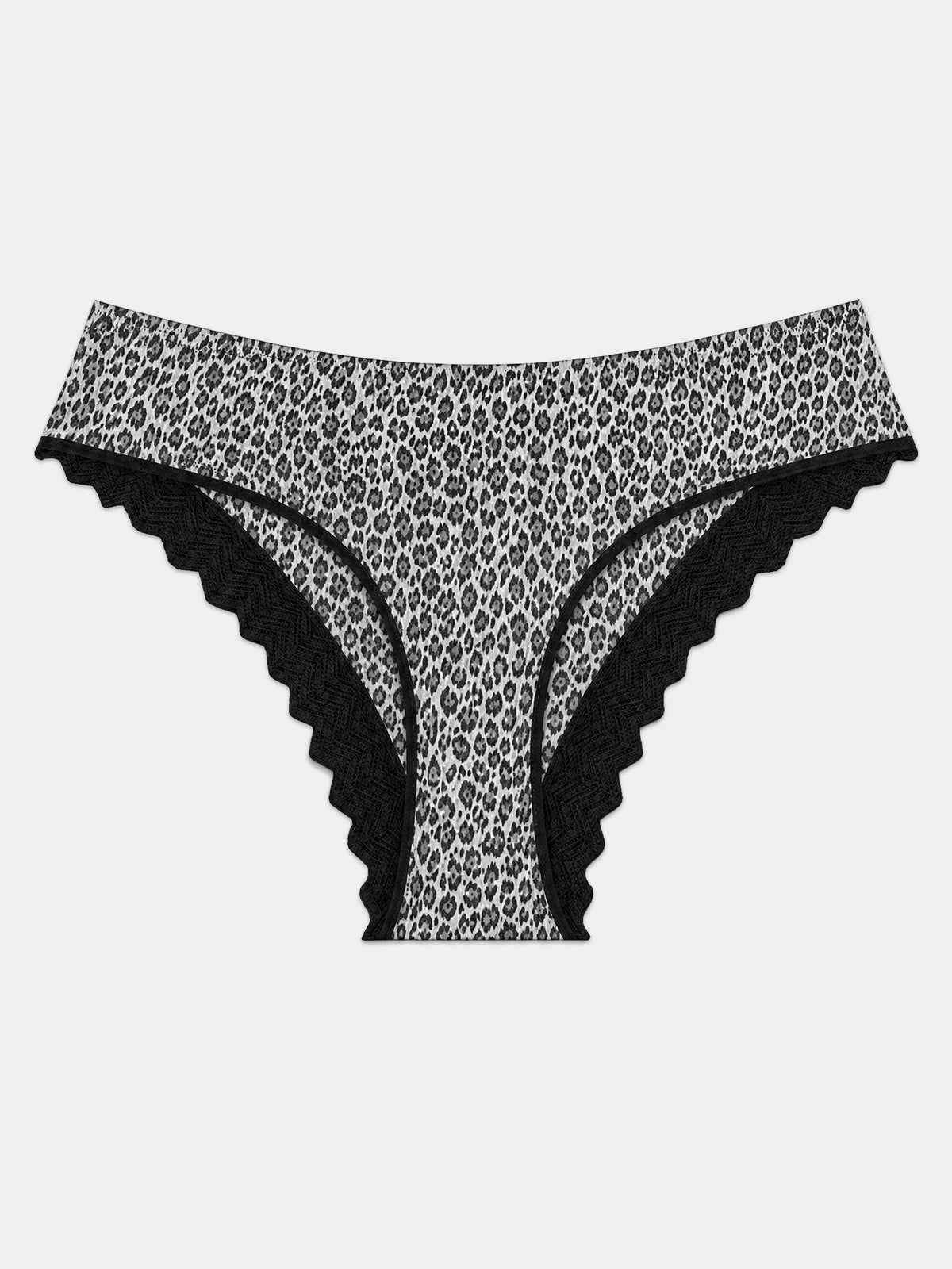 ZigZag Lace Brazilian Brief - Leopard