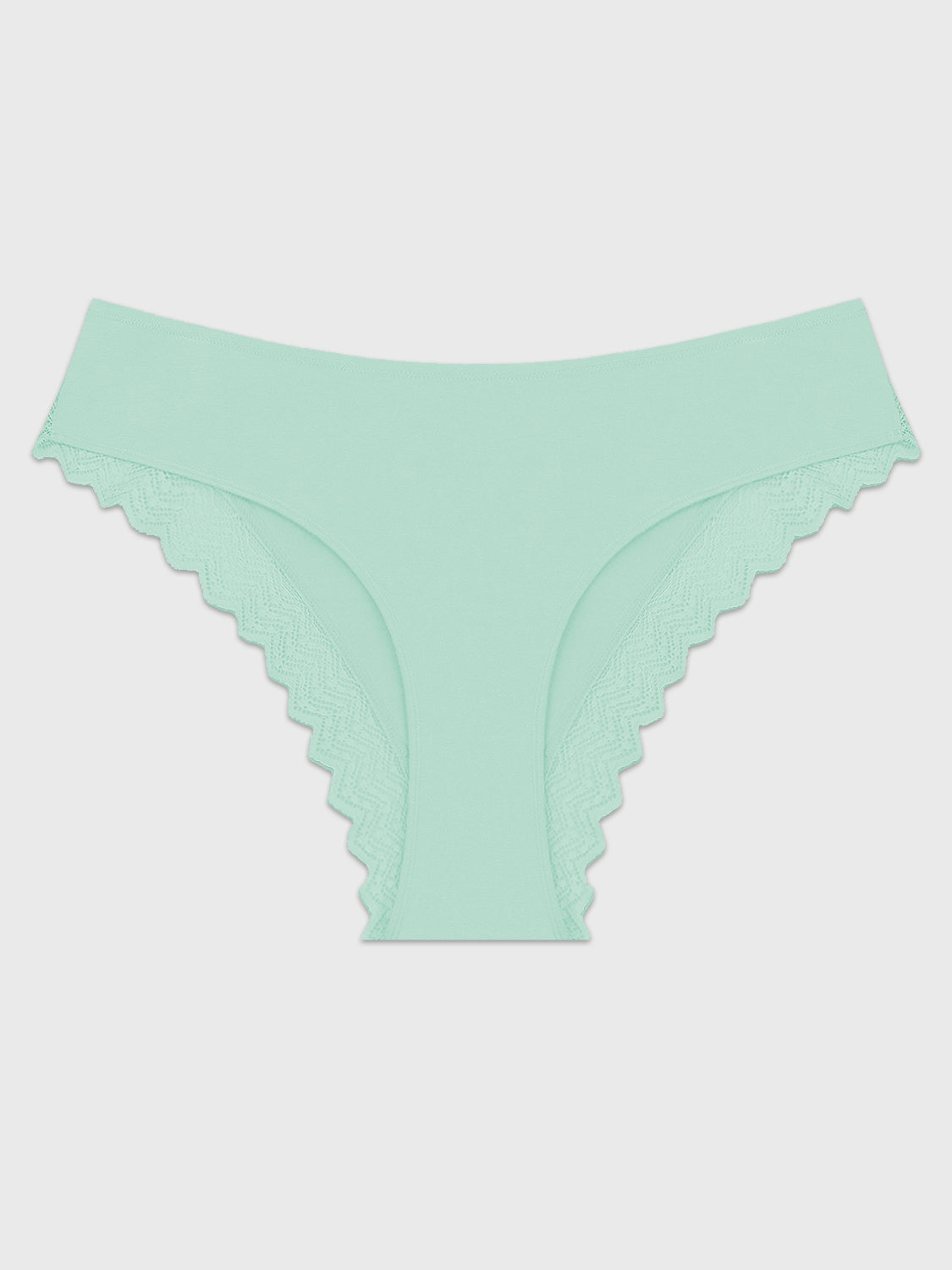 ZigZag Lace Brazilian Brief - Spearmint