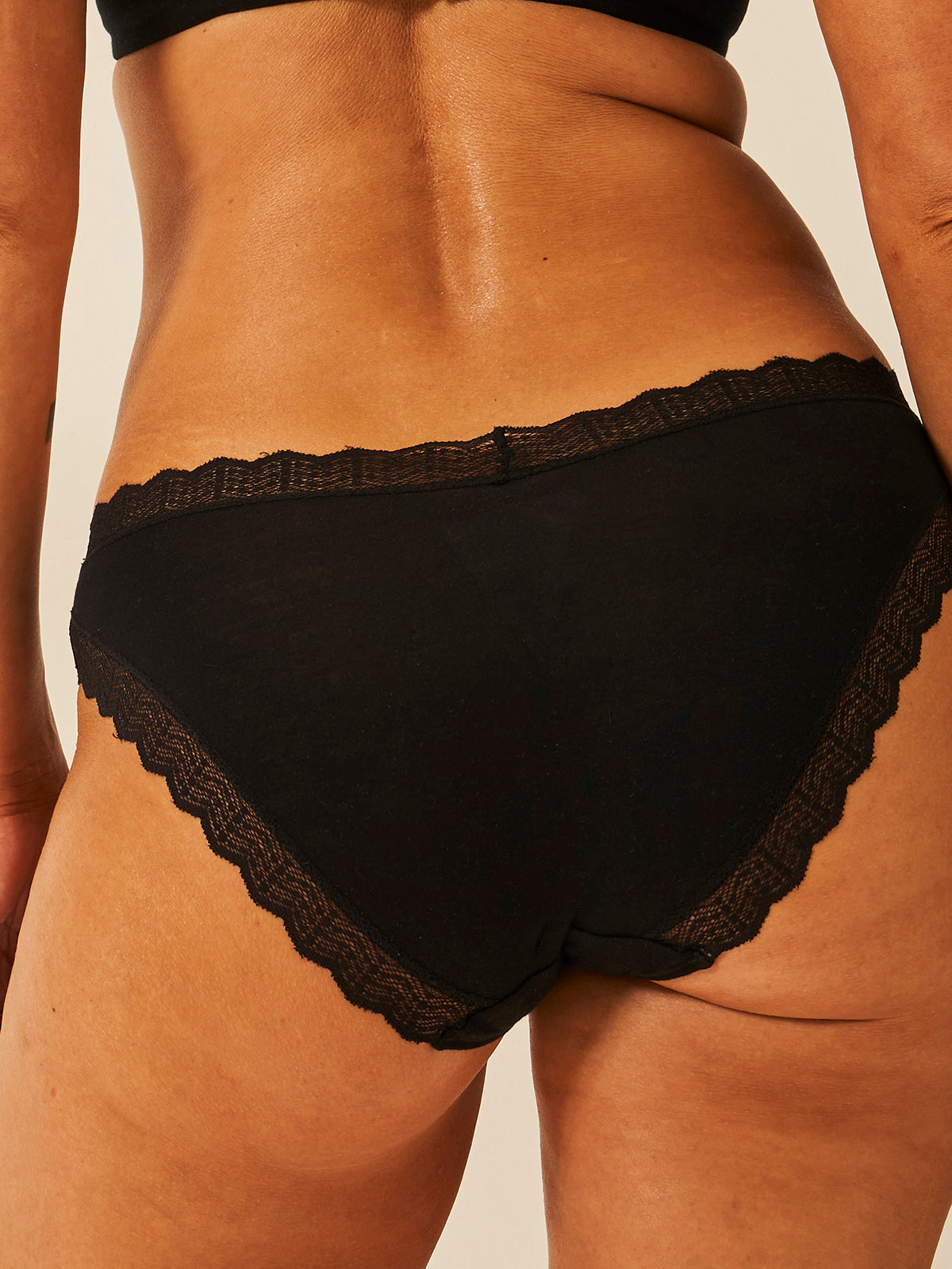 ZigZag Lace Original Brief - Black | Sustainable TENCEL™ Underwear
