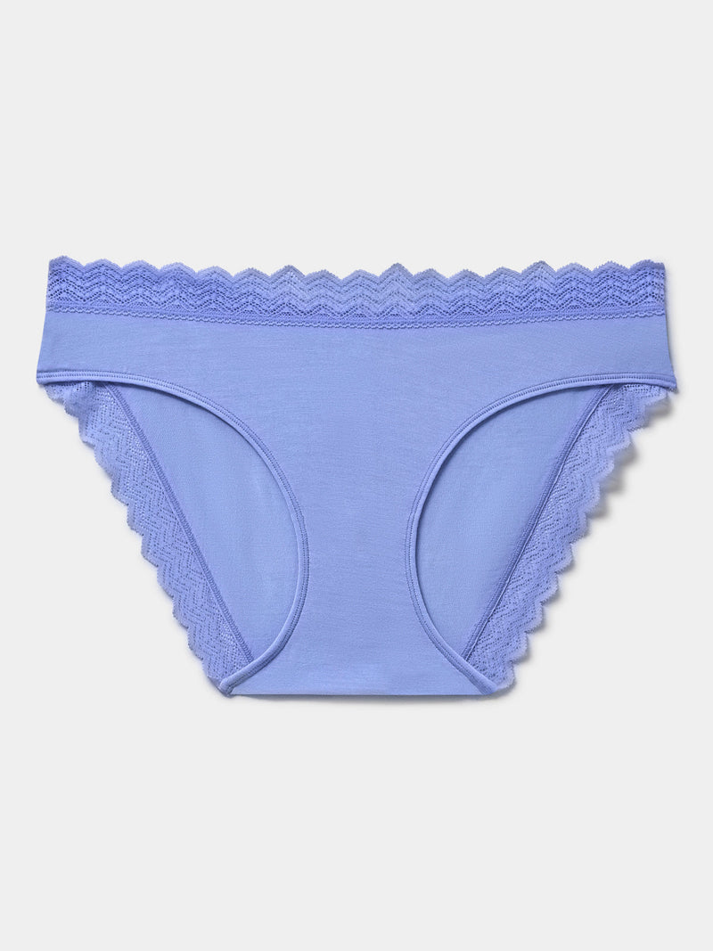 ZigZag Lace Original Brief - Cornflower Blue