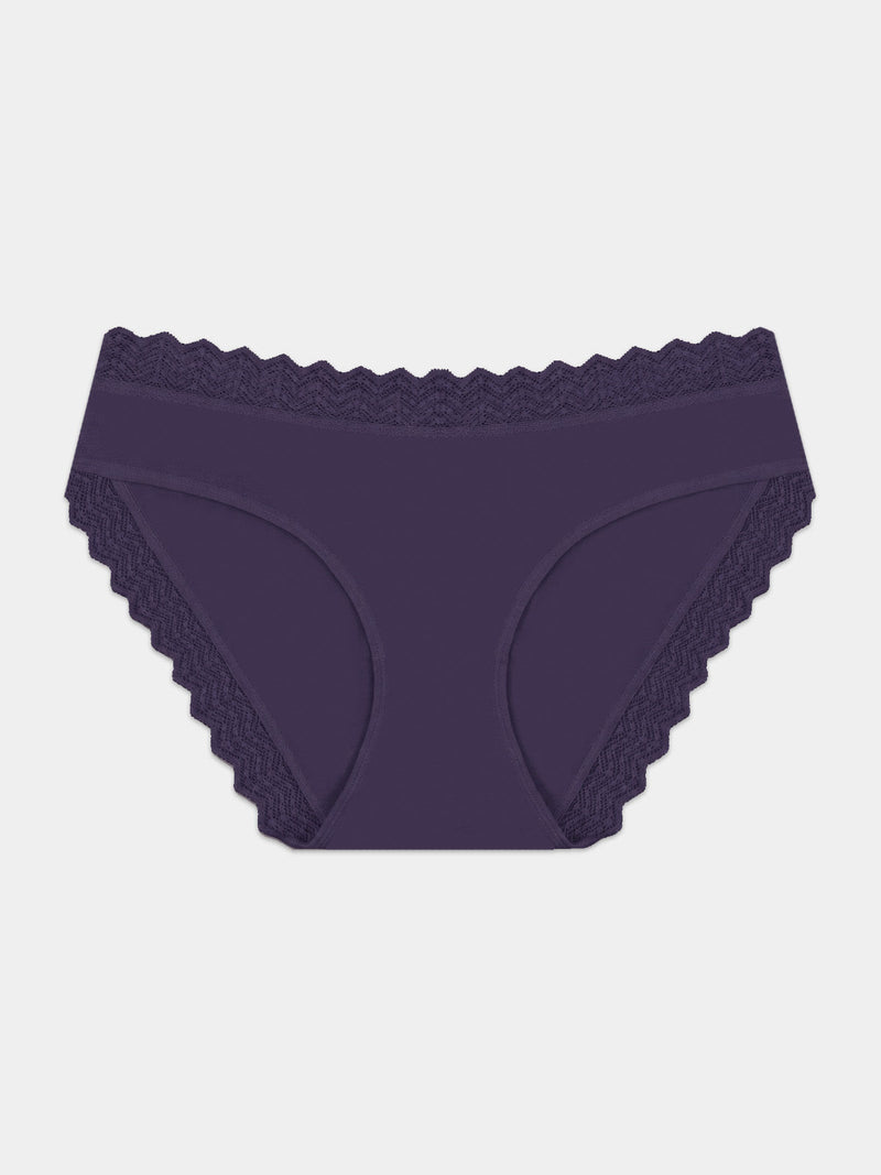 ZigZag Lace Original Brief - Night Fog