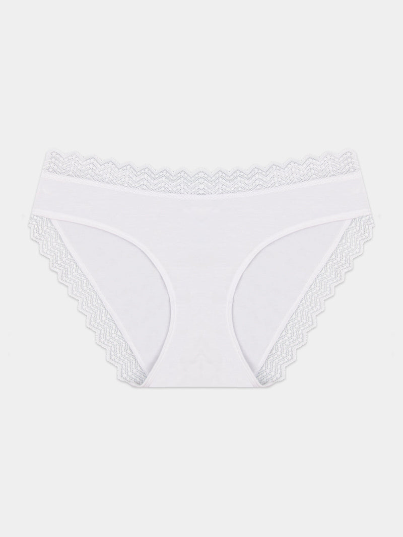 ZigZag Lace Original Brief - White