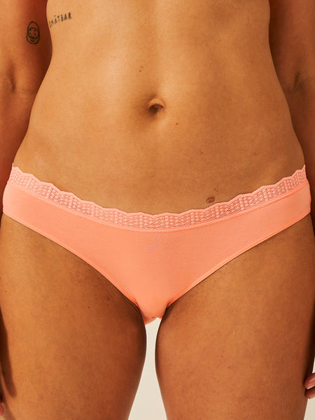 ZigZag Lace Original Brief - Peach Pop Hop Lun Limited