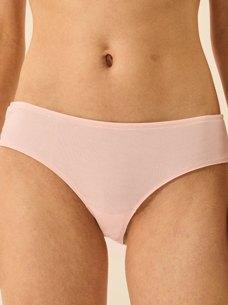 ZigZag Lace Brazilian Brief - Pink-a-Boo