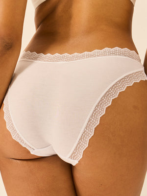 ZigZag Lace Original Brief - White