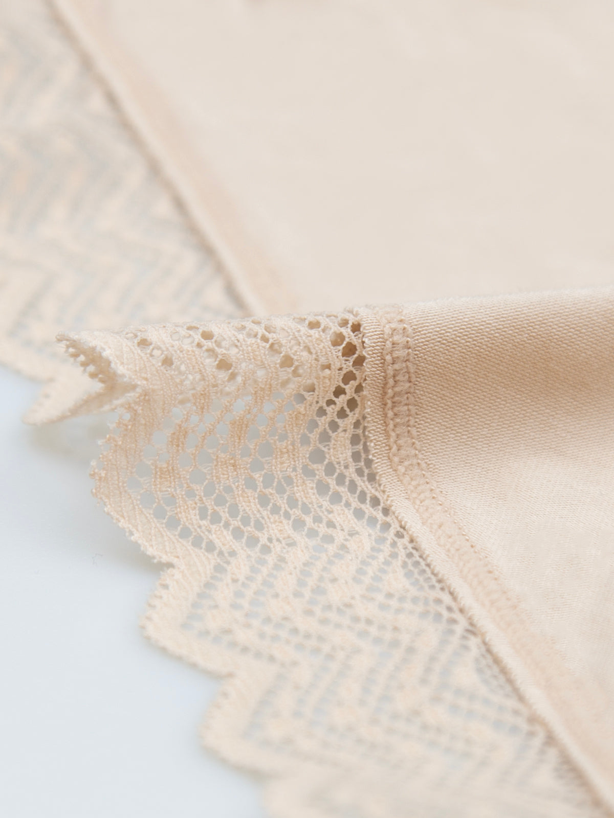 ZigZag Lace High Rise Brief - Sand Hop Lun Limited