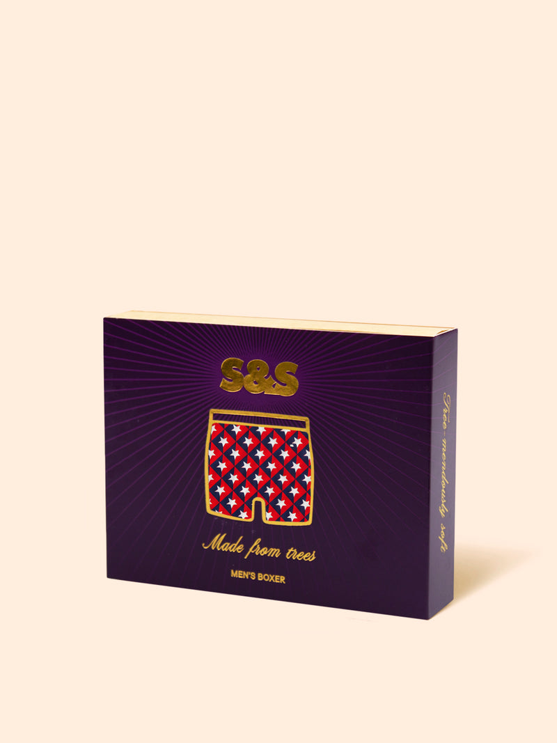 Men's Boxer - Geo Star