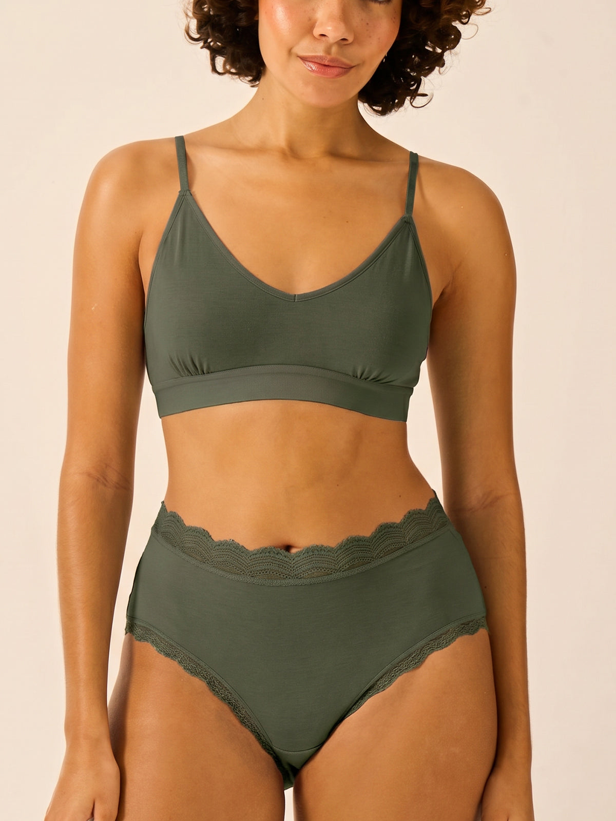 High Rise Brief - Modern Khaki