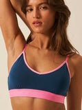 T-Shirt Bra - Midnight Neon Pink