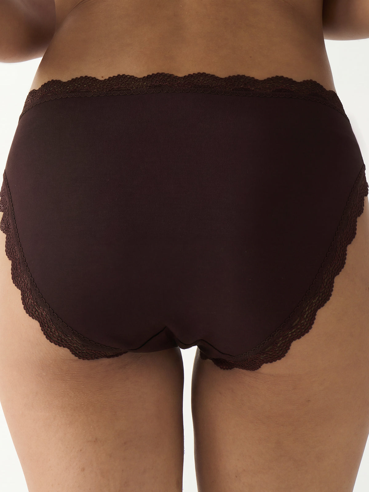Mid Rise High Leg Brief Four Pack - Espresso Basics