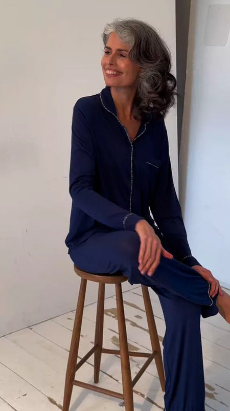 Long Pajama Set - Ocean