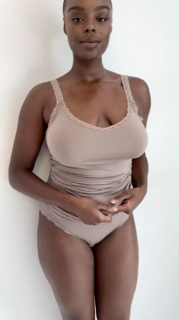Lace Cami - Taupe
