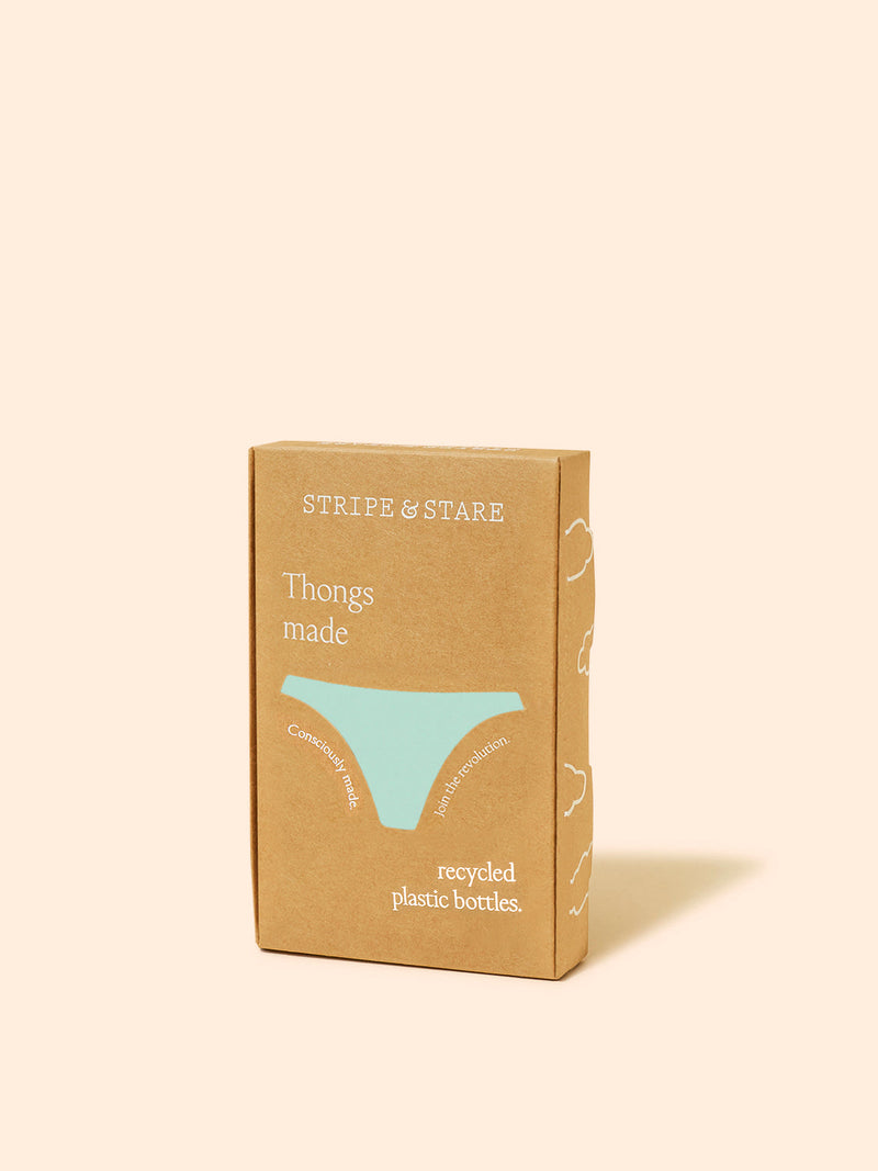 ZigZag Lace Thong - Spearmint