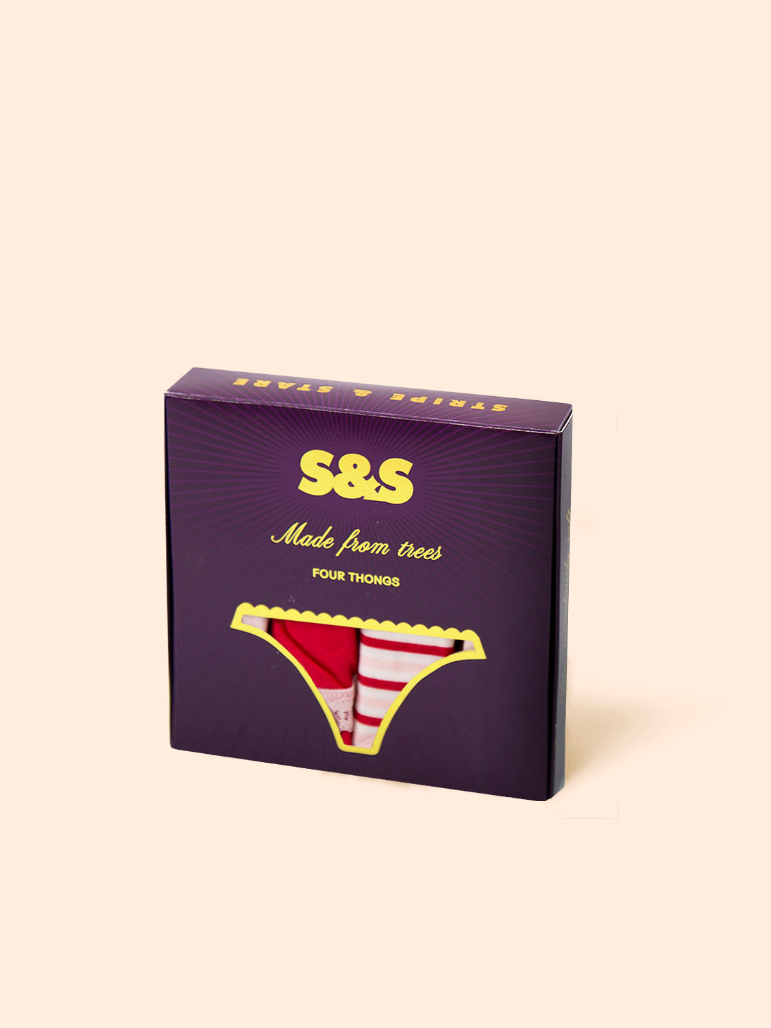 Thong Four Pack - Santa Baby