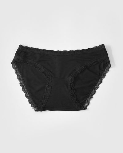 The Original B-Edit Brief - Jet Black Stripe & Stare