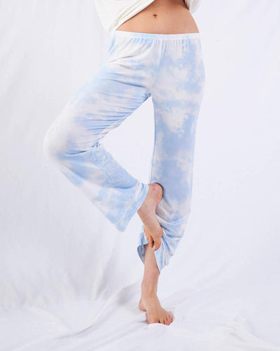 Long Pajama Set - Breeze Dye Stripe & Stare