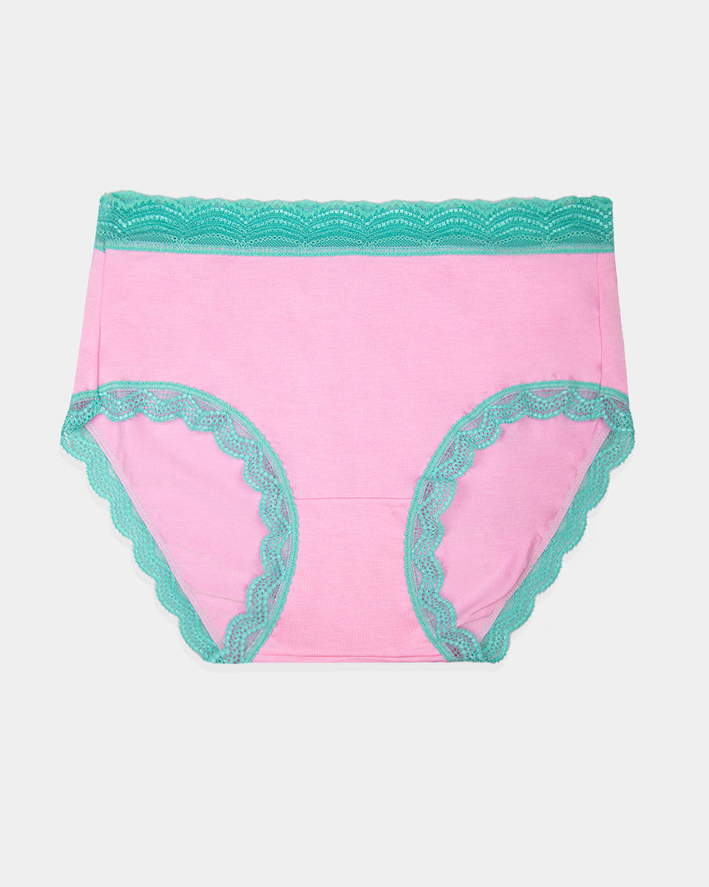 High Rise Brief - Candyfloss and Neon Mint | TENCEL™ Underwear – Stripe ...