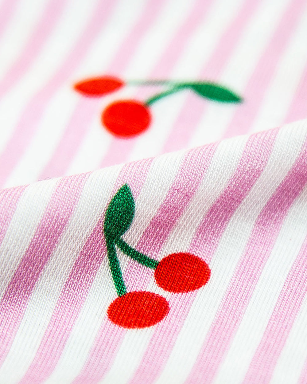 Lace Cami - Cherry Stripe  Sustainable TENCEL™ Vest Top – Stripe
