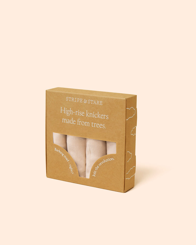 High Rise Brief Four Pack - Sand Charming Garment Enterprises Co