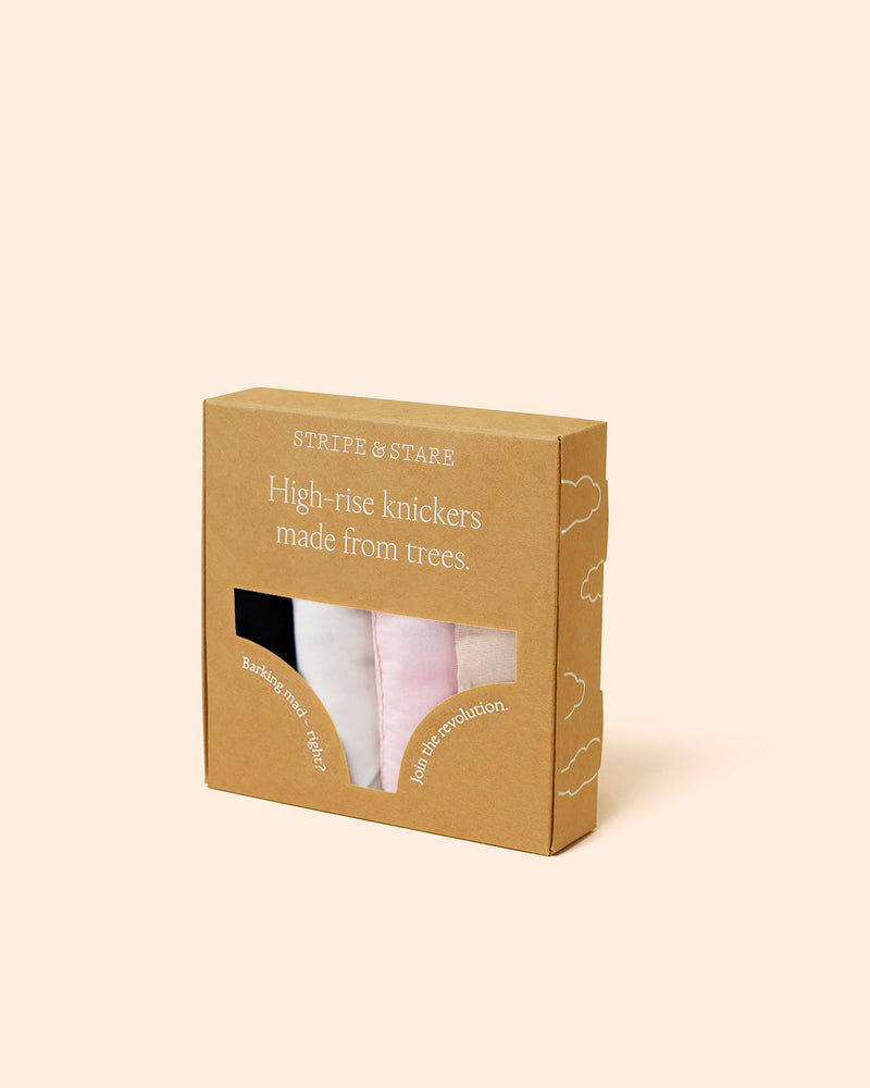 High Rise Brief Four Pack - Sand Essentials Charming Garment Enterprises Co