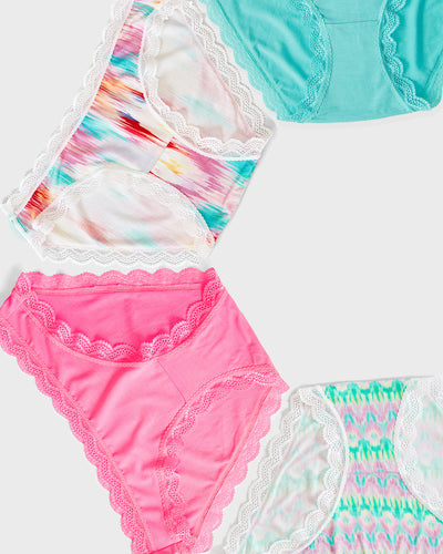 The Original Brief Four Pack - Ikat Stripe & Stare