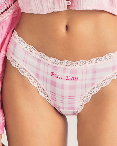 The Original Brief Eight Pack - LoveShackFancy Days Of The Week Stripe & Stare