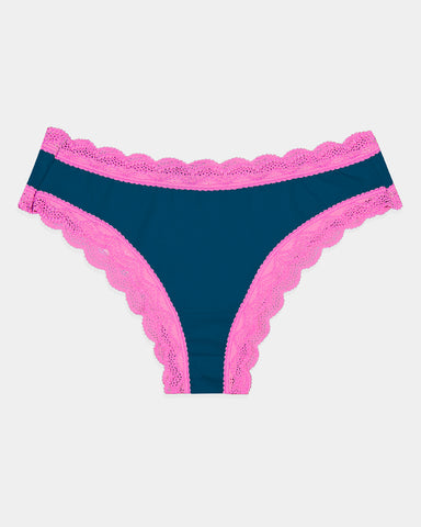 Brazilian Brief - Hot Pink Block Out  Sustainable Tencel Underwear –  Stripe & Stare USA