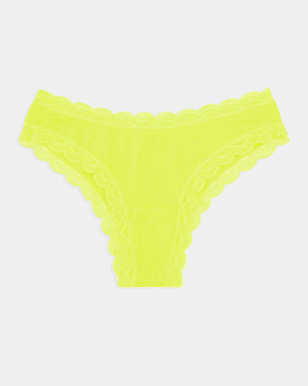 Brazilian Brief - Neon Yellow Stripe & Stare®