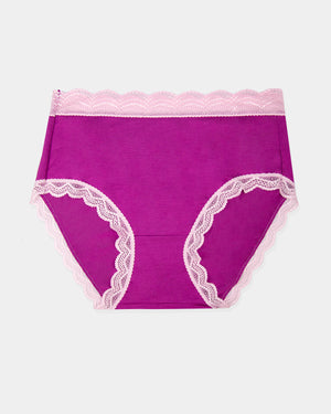 High Rise Brief - Orchid and Candyfloss
