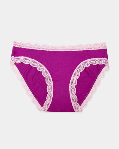 The Original Brief - Orchid and Candyfloss Stripe & Stare