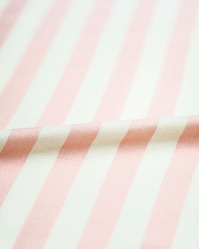 Short Pajama Set - Pale Pink Stripe Stripe & Stare
