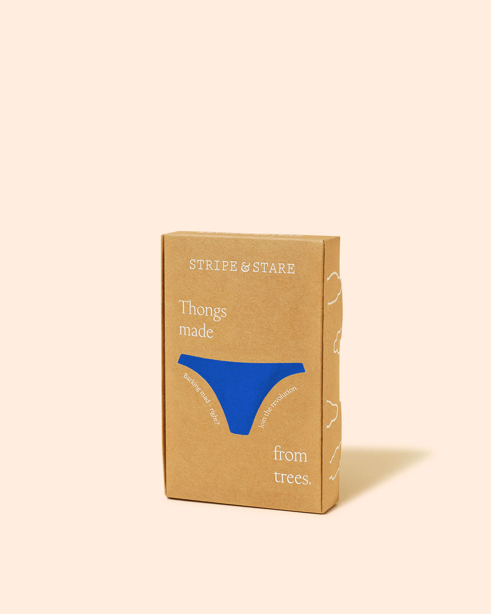 Thong - Sapphire  Sustainable TENCEL™ Underwear – Stripe & Stare USA