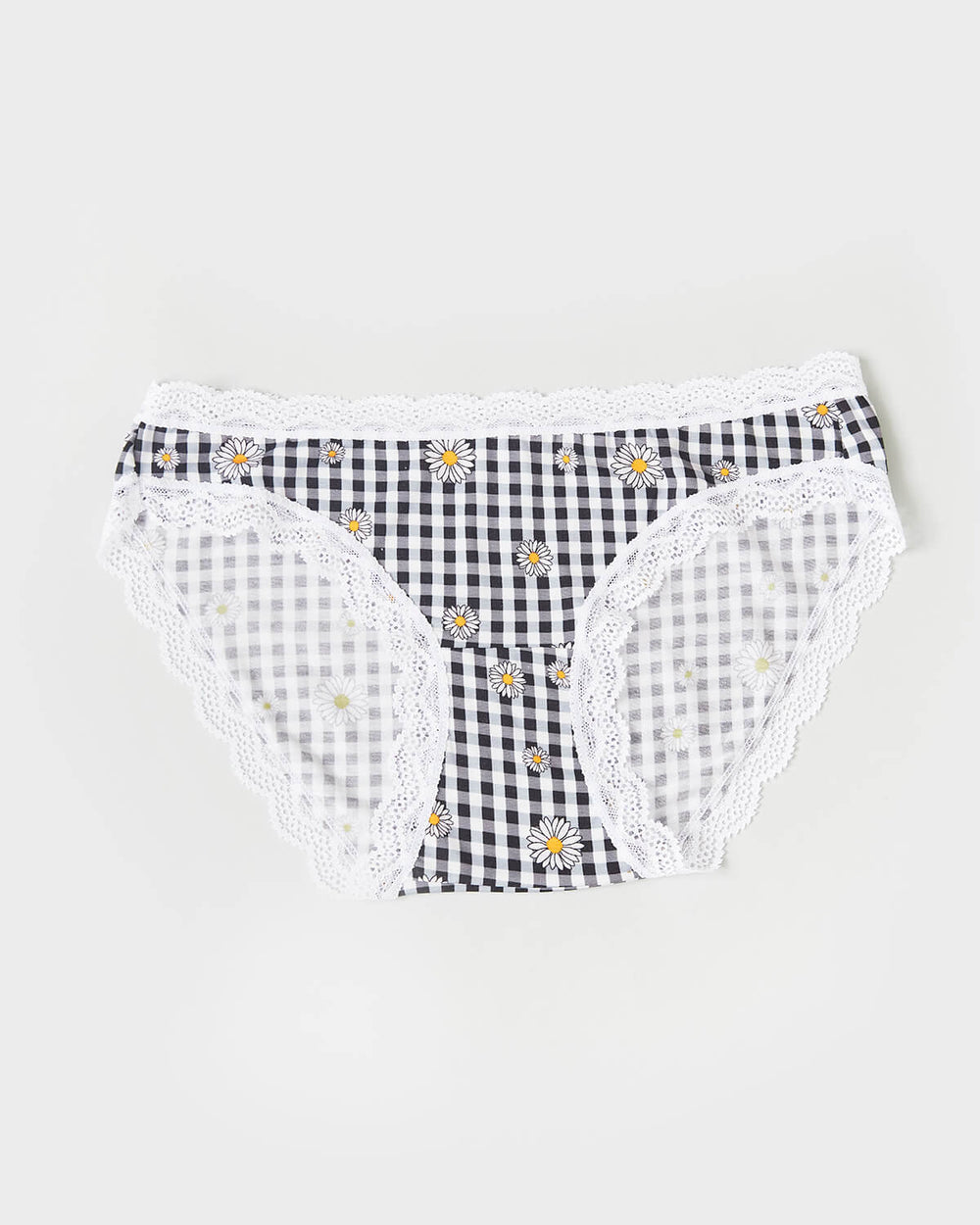 The Original Brief - Sunflower Gingham Stripe & Stare