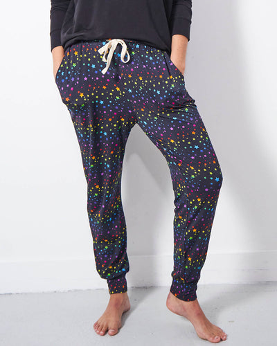 Lounge Pant - Rainbow Stars Stripe & Stare